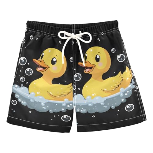 OREZI Boys Swim Trunk Duck Bubble Bathing Suit Swim Shorts for Toddler Kids Teens