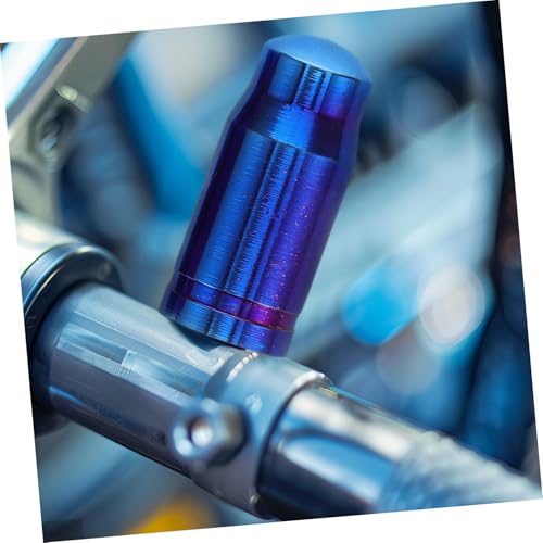 2 piezas tapas de válvula francesa de aleación de titanio para bicicletas, tapas de vástago de válvula de neumático a prueba de fugas para bicicletas de montaña y carretera, sellado hermético, accesorios para ciclismo con instalación fácil y multiterreno miniatura 5