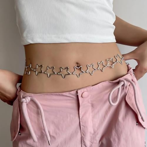 Trendy Women's O-Ring Adjustable Waist Chain - Fashion Accessory for Jeans and Dresses2