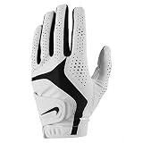 Nike Golf Glove Womens White Dura Feel L/H, Guanto Unisex-Adulto, Bianco, M
