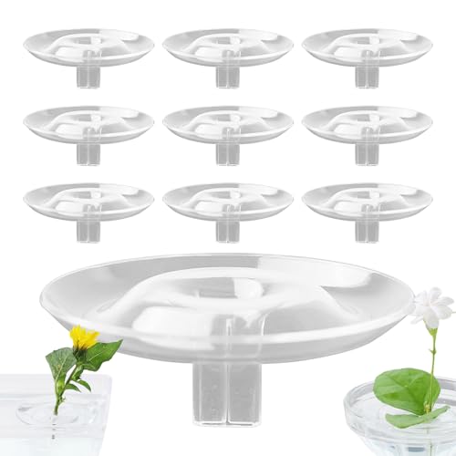 10 Stück Schwebender Blumenarrangement Halter, Schwimmender Blumenhalter, Creative Floating Floral Arrangement Holder, Hydroponic Floating Floral Holder, Halterung Für Vasen, Blumensträuß