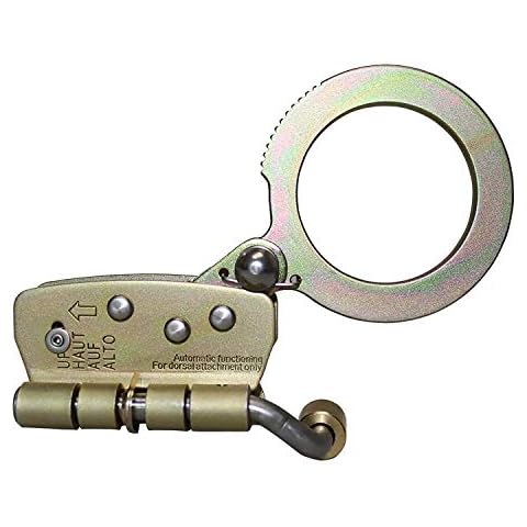 AFP Self-Locking Rope Grab with 2.25 inch Connecting Eye, used with 5/8’’ Lifeline Rope, For Construction, Climbing, Fall-Protection, 310 lb. Capacity (OSHA/ANSI Compliant) Cover