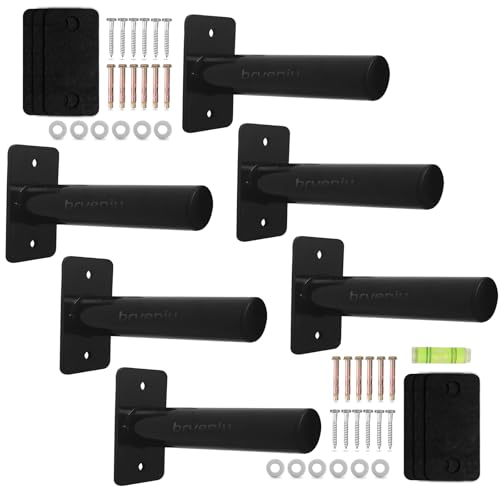 Wall Mounted Weight Plate Rack Storage, Steel Wall Mounted Weight Plate Holder Fits 2