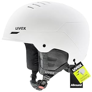 uvex Wanted - robuster, Leichter und stylischer Skihelm für Damen und Herren mit individueller Größenanpassung - White matt - 58-61 cm
