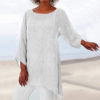 OUI linnen korte blouse in linnen | BeOne