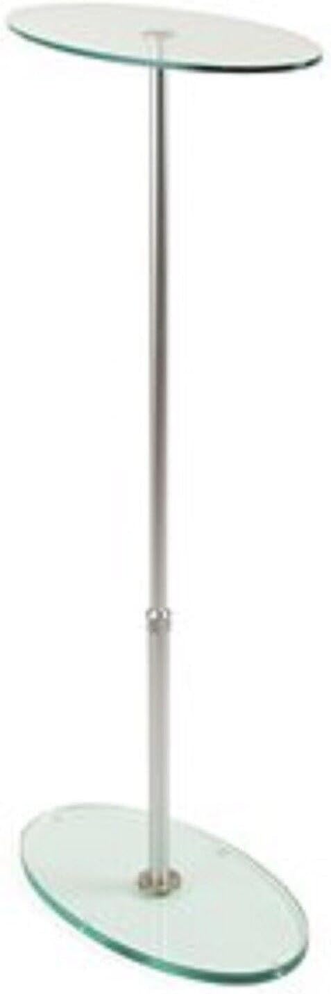 for Only Hangers Oval Glass Pedestal