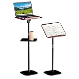 Multifonction: Avoir plusieurs supports pour différents usages est coûteux et encombrant : ce pupitre pliable remplace à la fois le support de livre, le pupitre de musique, le support de recettes et le support d'ordinateur portable, s'adaptant aux appartements, bureaux et salles de classe pour répondre à tous vos besoins