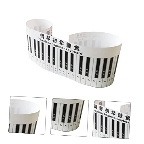 Clavier de piano simulé autocollants de piano grille d’accords de piano claviers instrument keyboard piano enfant clavier à touches 3d Clavier de piano de simulation 3D PVC Black Abaodam - Les Beatles, Paul McCartney, John Lennon, RIngo Starr, George Harrison Clavier de piano simulé autocollants de piano grille d'accords de piano claviers instrument keyboard piano enfant clavier à touches 3d Clavier de piano de simulation 3D PVC Black Abaodam – Image 4