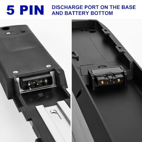 EIFDUHP 36V 22.5Ah Ebike Battery High Capacity, Electric Bike Lithium Battery with Charger, Base & BMS for 200W 250W 350W 500W 750W Bicycle Motors (36V 22.5AH 5Pin(50-750W)) - Image 5