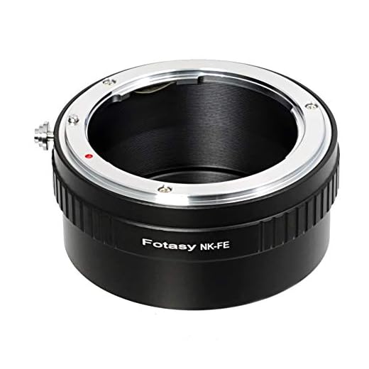 Fotasy Manual F Mount Lens to E-Mount Adapter, Nikkor F E Mount Adapter, Compatible with Sony a7 a7R a7s II III IV a9 a7c Alpha 1 a6600 a6500 a6400 a6300 a6100 a6000 a5100 a5000 a3500 ZV-E10