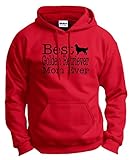 Dog Lover Gift Best Golden Retriever Mom Ever Hoodie Sweatshirt Medium Red
