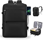 6x13x17 inch Personal Item Bag for Budget Flight in Canada,15x33x43 cm Travel Bag,Expandable Travel Backpack