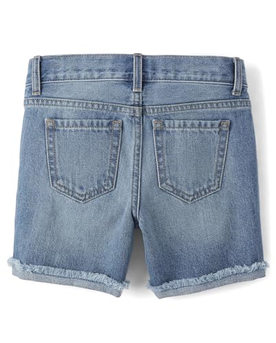 Image of The Children's Place Girls' Denim Bermuda Shorts