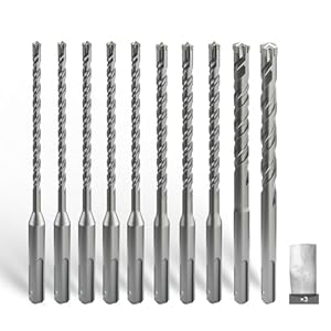 Csoom DCZ-10PCS SDS Plus Bohrerset