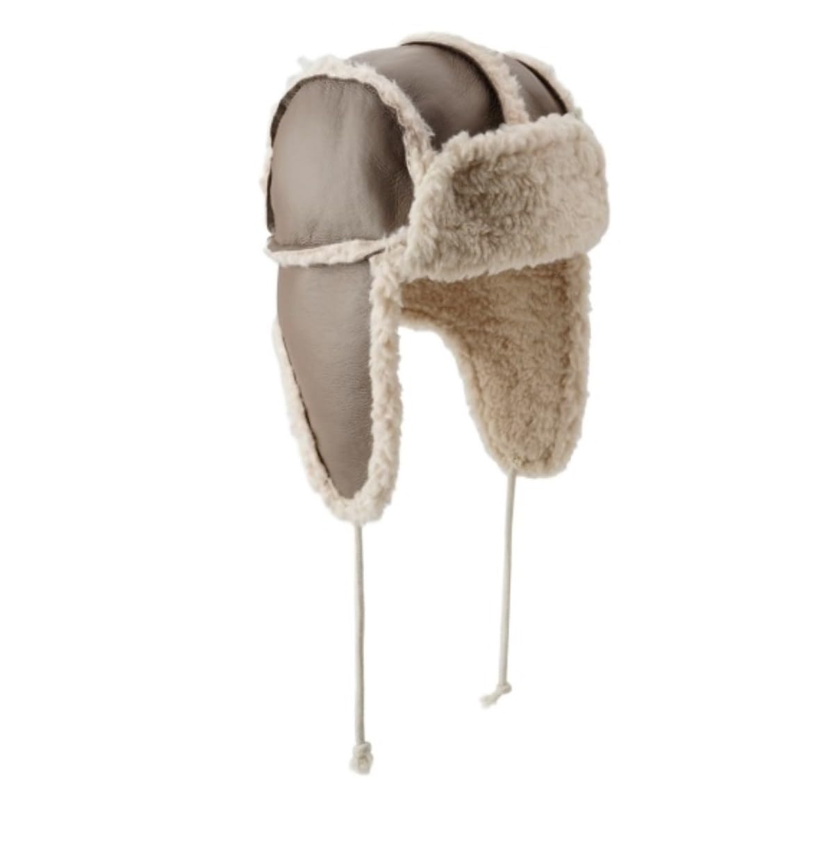 Mützen Winter Mützen Unisex-Wintermütze, Warme Poilt-Mütze, PU-Leder-Futter, Plüschmütze Mit Ohrenschützern Wintermütze (Color : C, Size : One Size)
