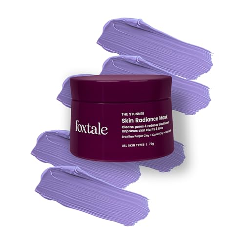 Foxtale De-Tan Face Mask for Glowing Skin| Clay Mask with Lactic ...