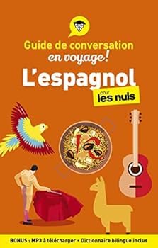 Paperback Guide de conversation en voyage ! - L'espagnol pour les Nuls 5e ed [French] Book