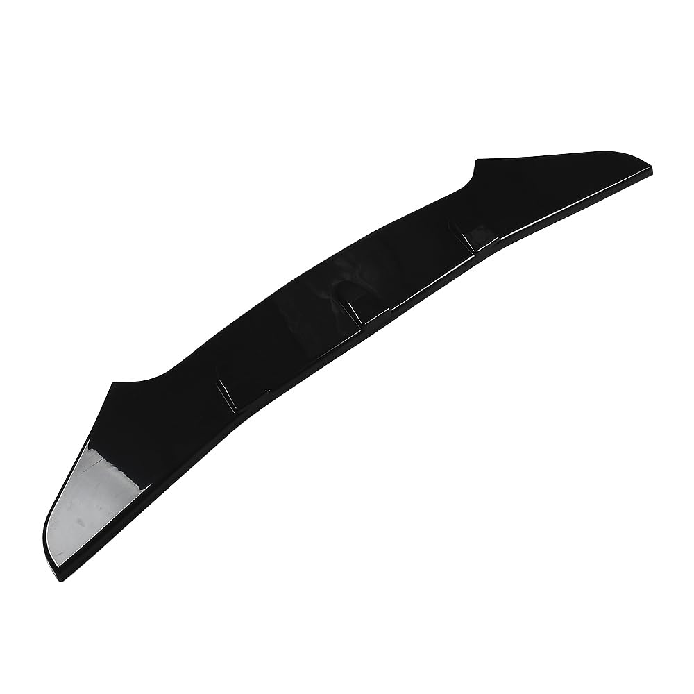 Pare-Bumpers Universel Avant Style B avec Becquet de Protection Anticollision, Jupe Avant, Diffuseur Inférieur, Déflecteur, Tablier, Séparateur, Protection (Noir Brillant)