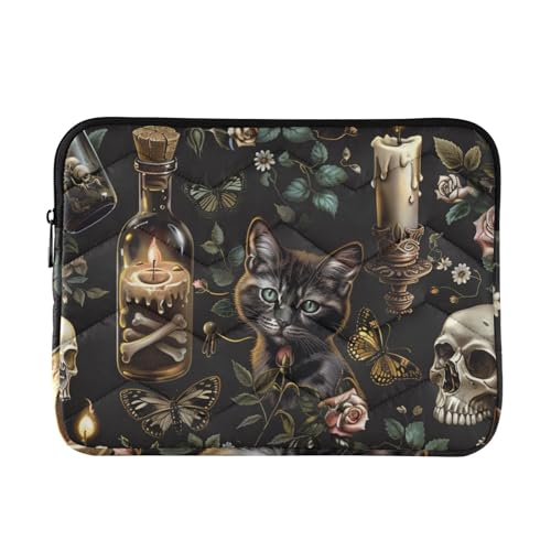 Funda para Laptop 13-16 Pulgadas Estilo Gótico Negro miniatura 1