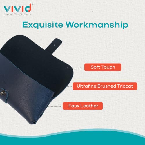 Image of Unisex Specs Self Button Eyewear Dabbi Artificial Leather Soft Case Cover
