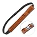 Produktbild StilGut Pencil-Halter geeignet für Apple Pencil für iPad 2018/iPad Pro 9,7"/iPad Pro 10.5" aus Leder (V2 verbesserte Variante) mit Adapter-Fach & Lasche, Cognac