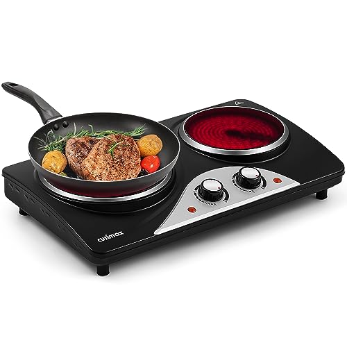 CUSIMAX 2100W Infrared Double Electric Hot Plates