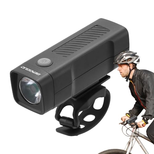 Luz delantera | Lámpara frontal recargable | Linterna de carga USB superbrillante, 3 modos de lúmenes altos, para ciclismo de carretera y montaña