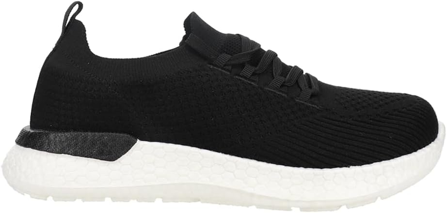 Propet Womens B10 Unite Knit Sneakers Shoes Casual - Black - Image 3