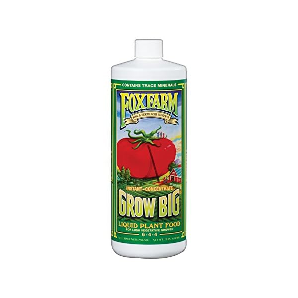 Fox Farm Liquid Nutrient Trio Soil Formula Big Bloom, Grow Big, Tiger