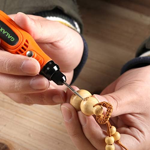 GALAX PRO 3.6V Lithium Ion Mini Cordless Rotary Tool Kit, 3 Adjustable Speed, USB Charging Cable and 31 Accessories for Drilling, Grinding, Cleaning, Polishing and Carving