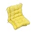 Greendale Home Fashions Outdoor Seat/Back Chair Cushion (set of 2), Sunbeam