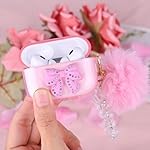 Mainrenka-Cute-Clear-Airpods-Pro-2nd-Generation-Case-Cover-Compatible-with-Pink-Kawaii-Bow-Airpods-Pro-2-Case-for-Women-Girl