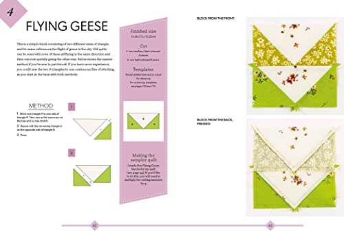 Hand-Stitched Quilts: Choose from 27 block designs and hand-piece your own unique quilts - Image 5