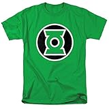 Green Lantern Kyle Rayner Small Logo Unisex Adult T-Shirt for Men and Women, Kelly Green, Large