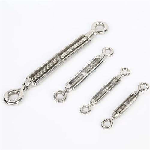 Turnbuckle M6 Tipo Ojal de Acero inoxidable para tensión de cable miniatura 5