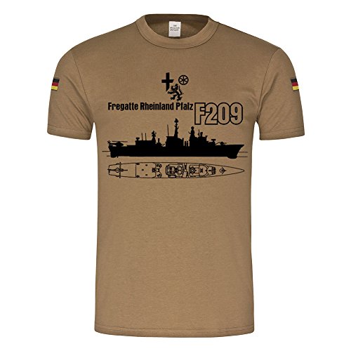 Navire de la marine Fregatte Rheinland Pfalz F209 haut vert de qualité militaire Copytec
