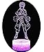 Produktbild 3D LED Lampe Nachtlicht, INTUPGD 7 Farben Wählbar Dimmbare Touch Schalter Nachtlampe für Kinder Weihnachten Geburtstag beste Geschenk Spielzeug (Naruto 1)