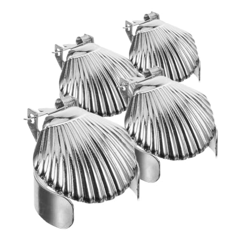 HEALLILY Metal Candle Snuffer Shell Design - Extinguisher Tool for Securely Snuffing Out Wicks Decorative Candle Accessory for Home