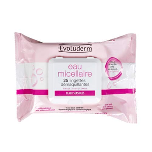 Evoluderm - Agua micelar - 25 toallitas desmaquillantes Cover