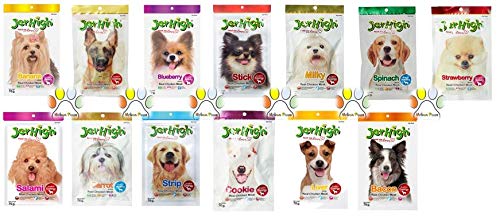 Urban Paws JerHigh Dog Treats Banana, Jerky, Blueberry, Stick, Milky, Spinach, Salami, Carrot, Strawberry, Strip, Cookie, Liver, Bacon (B08VJNTV1V) Amazon Price History, Amazon Price Tracker