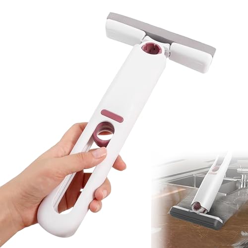 Image of GLUN Foldable Mop with Super Soft Folding Sponge, Strong Absorbent Magic Wiper for Kitchen, Window, Wall Cleaner & Car