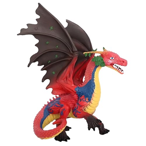 Shamoparty Mythologisches Tier Dinosaurier, Mythologische Rote Erde Dracon, Dinosaurier Modelle, Mythologische Tiere, Kindergeburtstag Geschenke, Dinosaurier Figur Ornamente