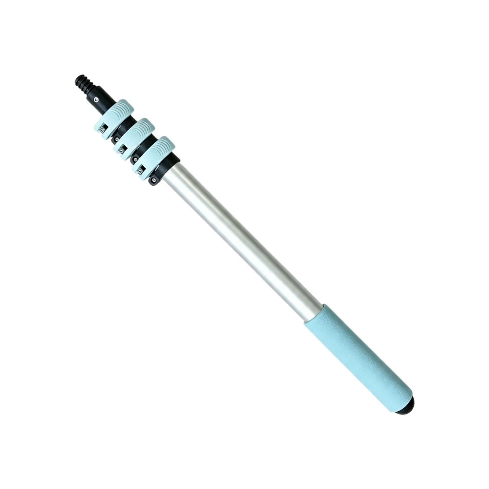 Poste de extensión telescópico multifuncional, herramienta extensible de mango largo for limpieza de ventanas y rodillo de pintura(1.5M)