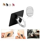 Hapurs Universal 360 Degree Rotating Metal Finger Grip Stand Holder Ring,Car Mount Phone Ring Holder for iPhone SE/4s/5/6/6s/6(s) plus/7/7plus, Samsung Galaxy S7,Tablets & More -Black