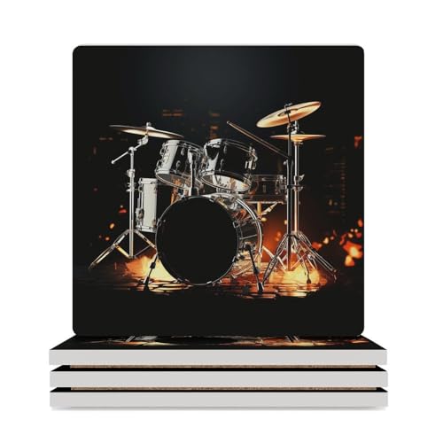 Dessous de verre réutilisables batteur pour éviter les taches - 2