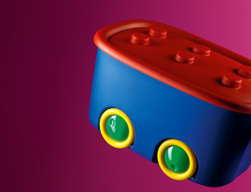 Ondis 24 - Aufbewahrungsbox - Kiste für Spielzeug oder Kleidung. Rouge Bleu