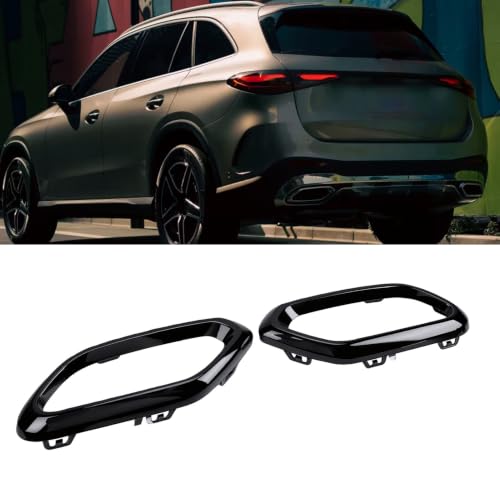 Biseles de punta de escape izquierdo derecho para GLC X254 C254 AMG Line 2023-2026 2