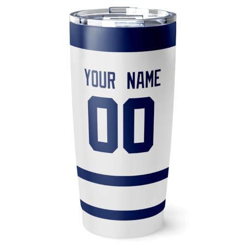 Image of ANTKING Toronto Tumbler 20oz Custom Name Number Travel Mug Gifts | Stainless Steel Insulated Coffee Cup for Men Women
