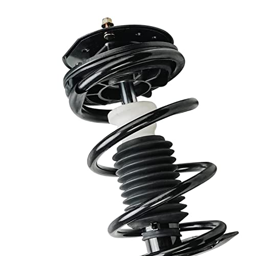 Image of Detroit Axle - Front Struts for Olds Alero Cutlass Chevy Malibu Classic Pontiac Grand Am, 2 Struts with Coil Spring Assembly Replacement Suspension Ready Strut Shocks