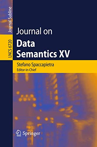 Journal on Data Semantics XV: 6720 view 2